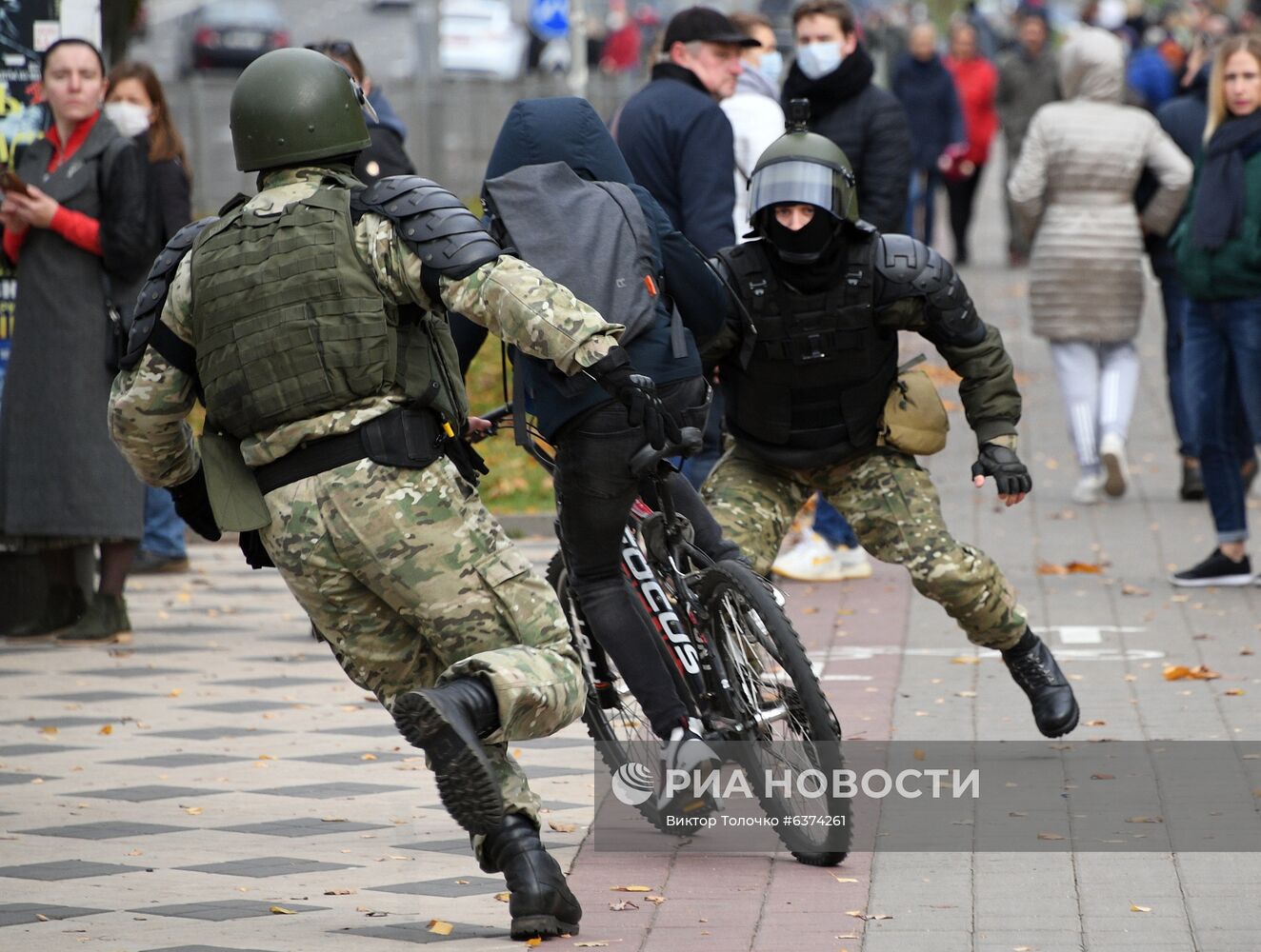 Акция протеста в Минске