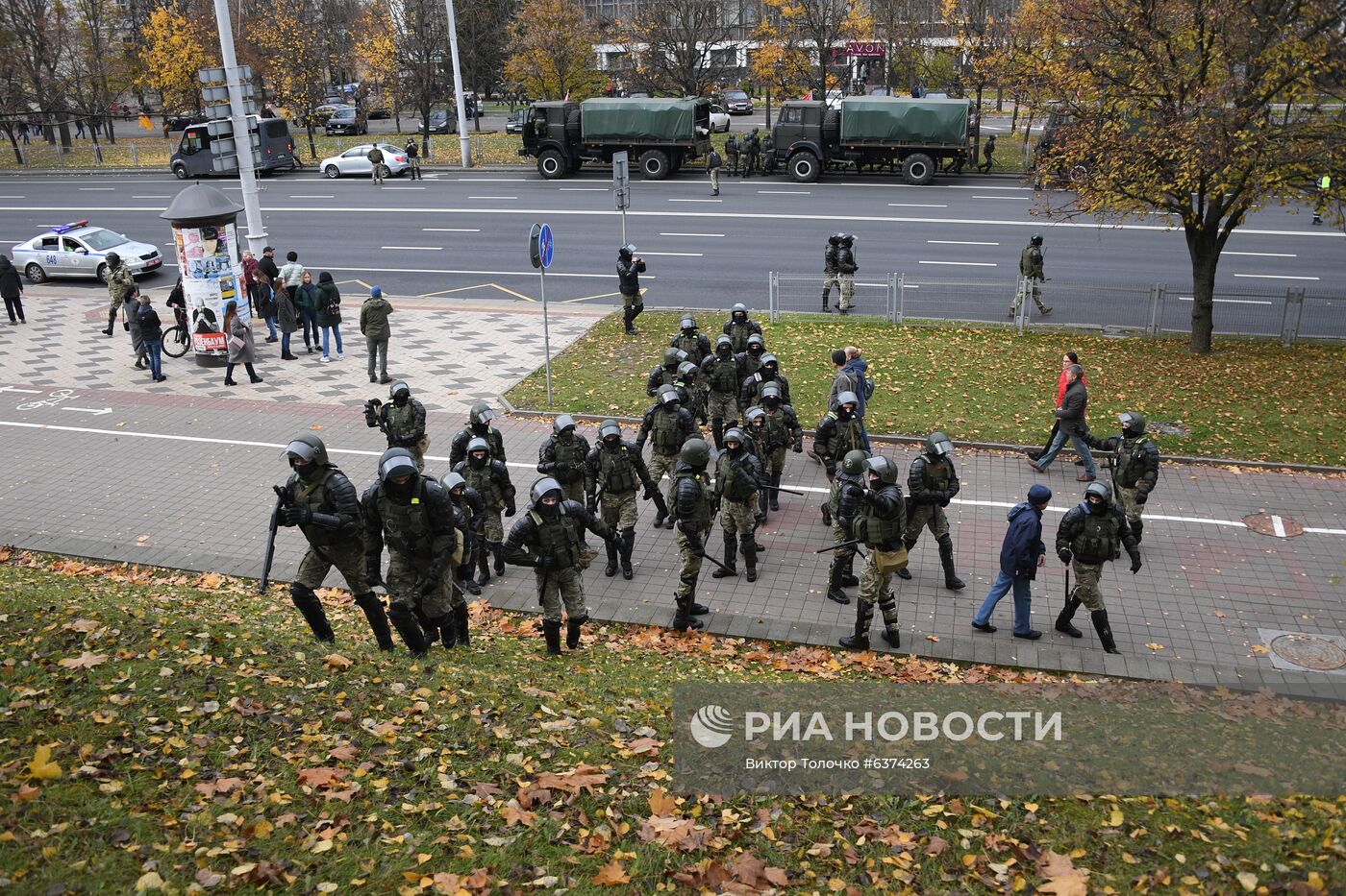 Акция протеста в Минске