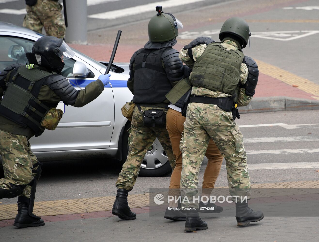 Акция протеста в Минске