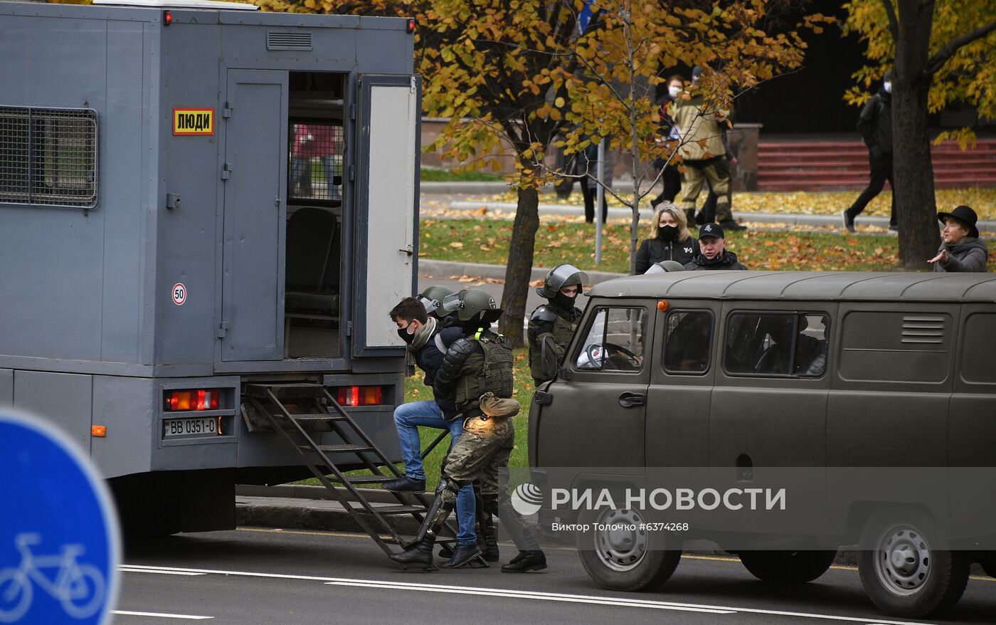 Акция протеста в Минске