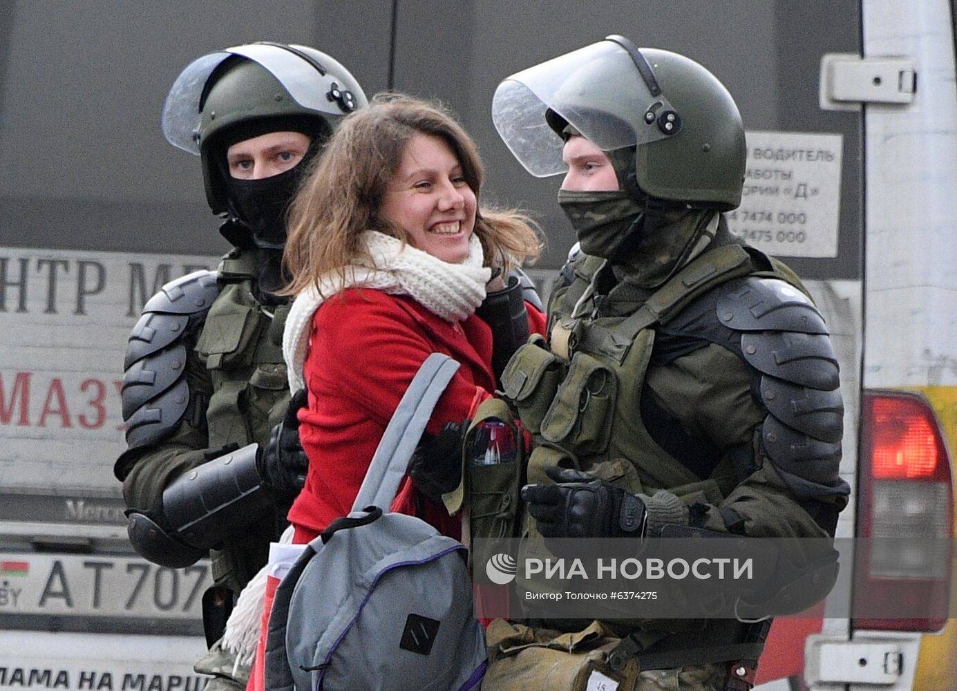 Акция протеста в Минске