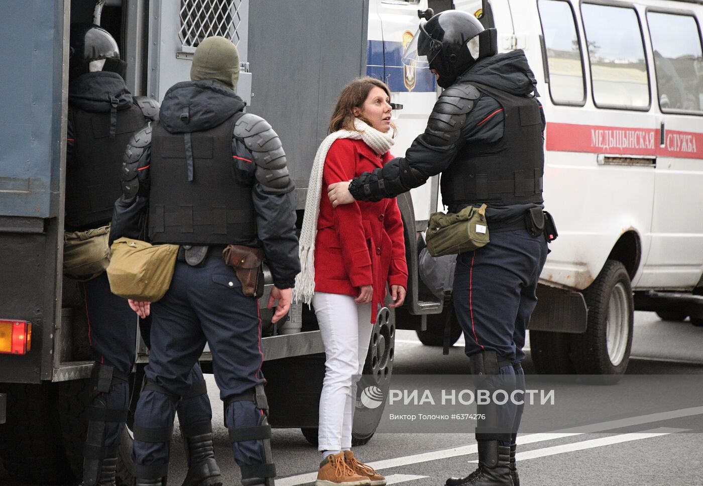 Акция протеста в Минске