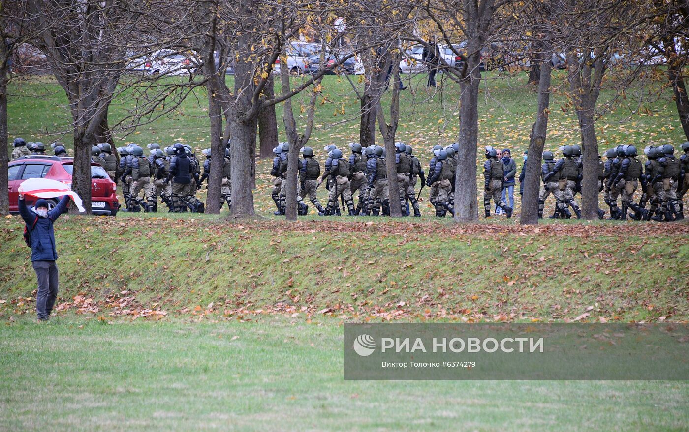 Акция протеста в Минске