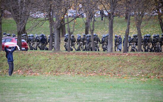 Акция протеста в Минске