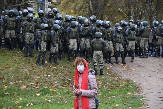 Акция протеста в Минске