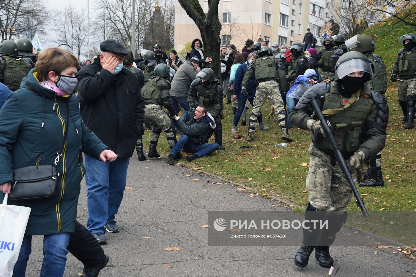 Акция протеста в Минске