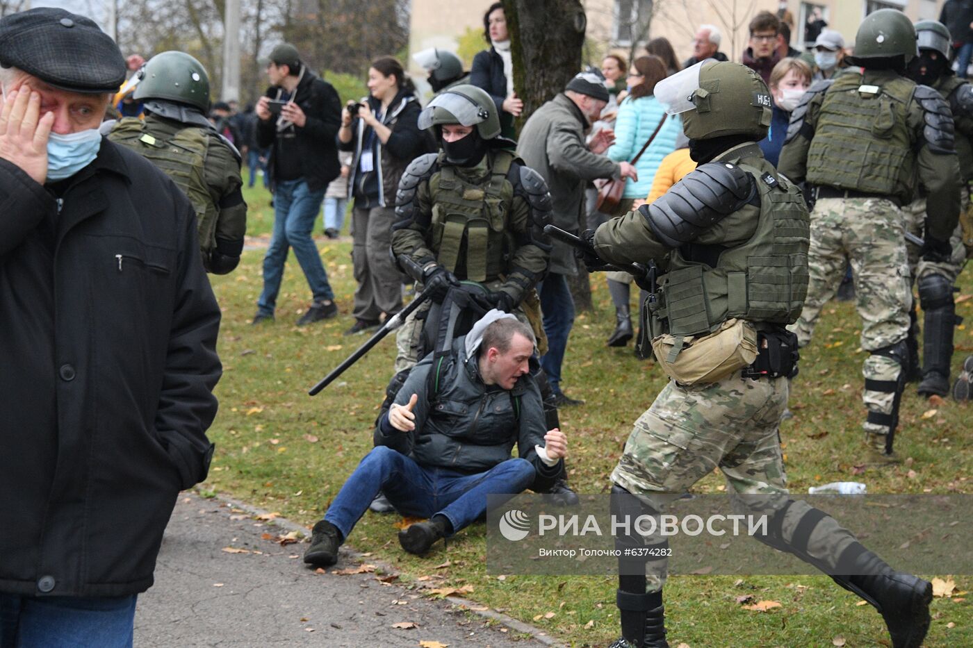 Акция протеста в Минске