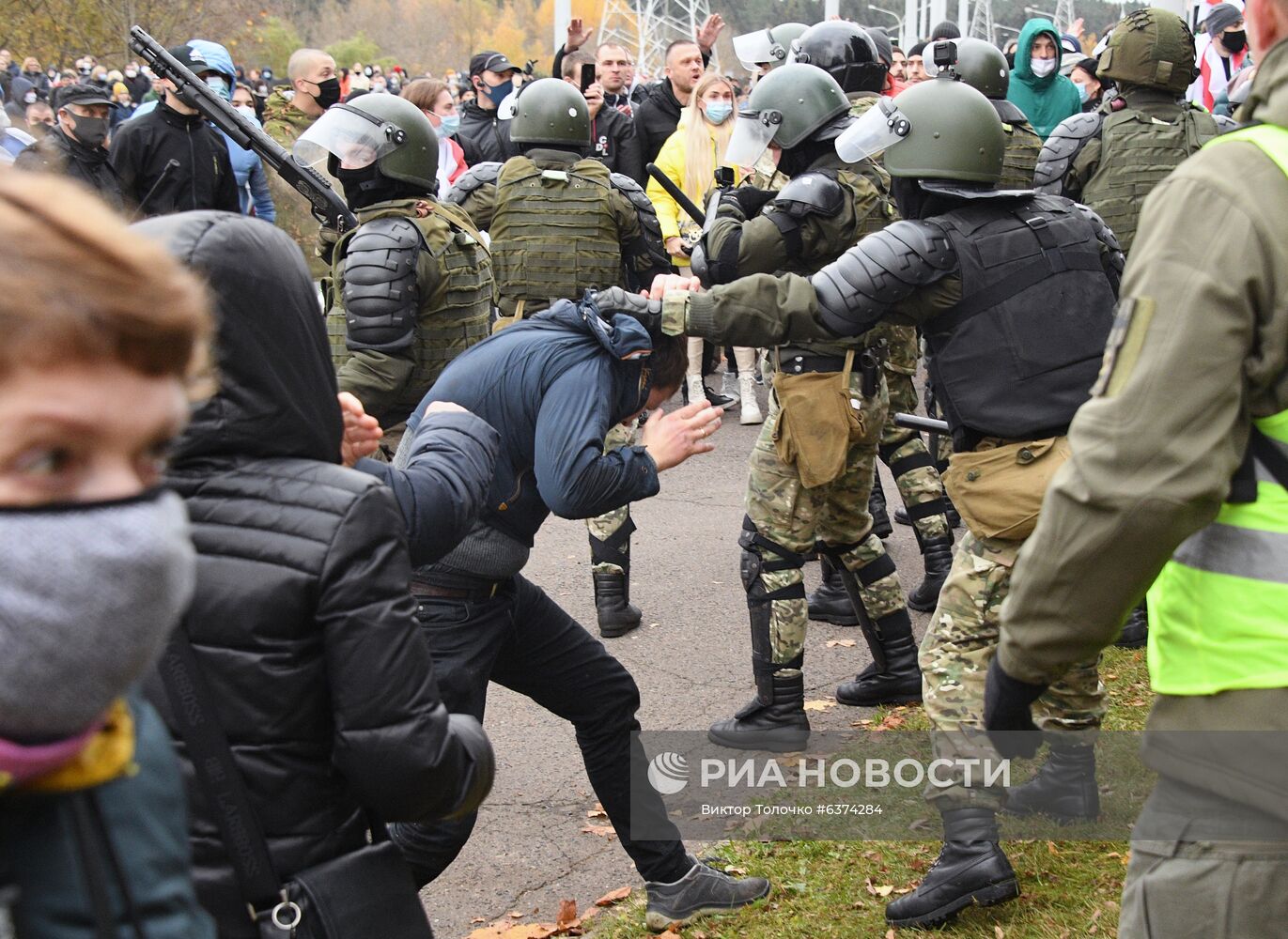 Акция протеста в Минске