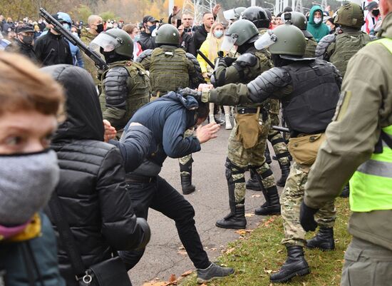 Акция протеста в Минске