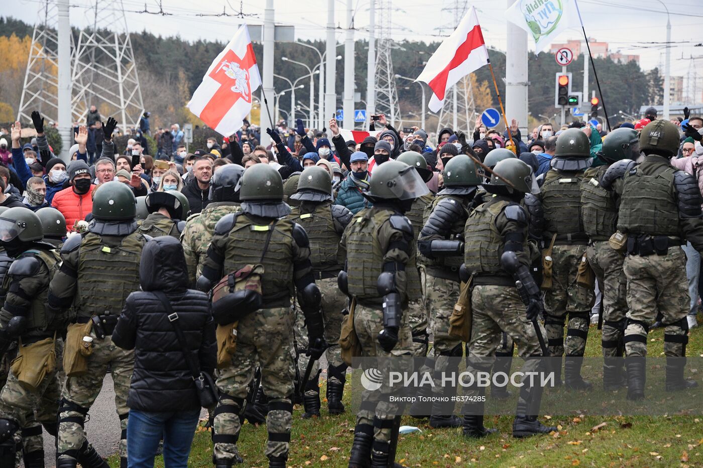 Акция протеста в Минске