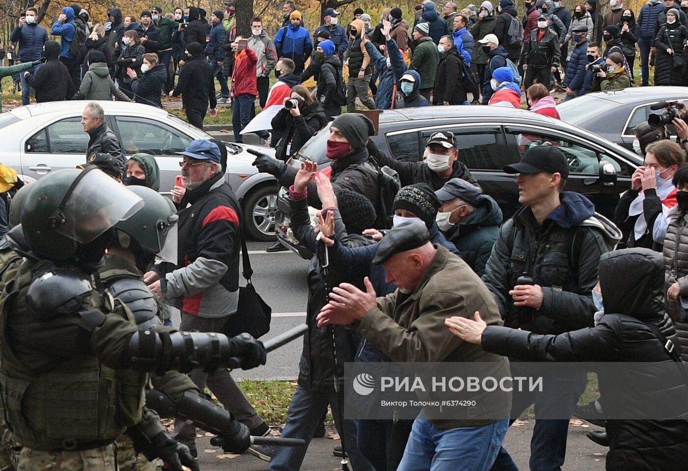 Акция протеста в Минске