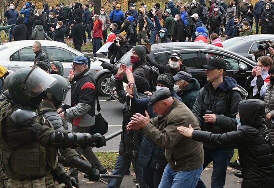Акция протеста в Минске