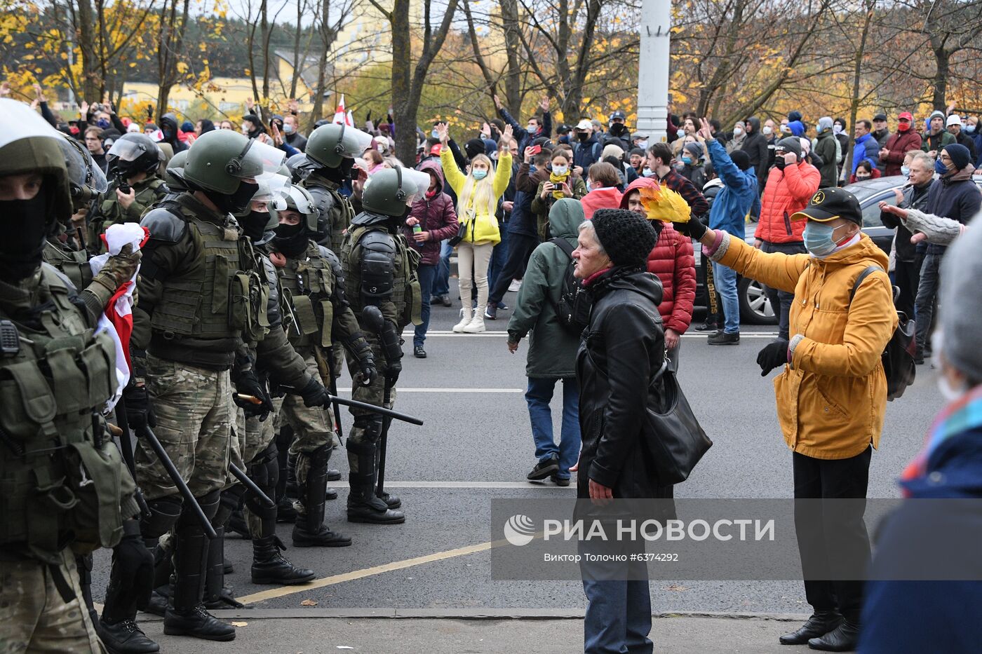 Акция протеста в Минске