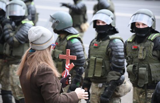 Акция протеста в Минске