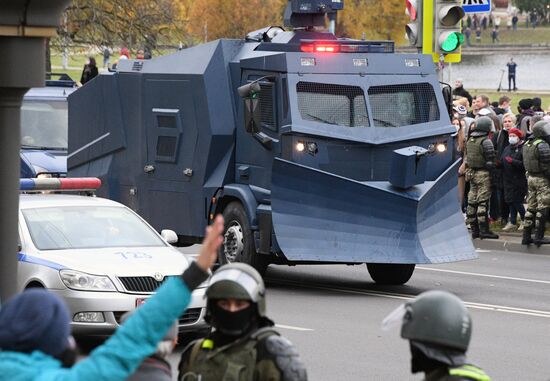 Акция протеста в Минске