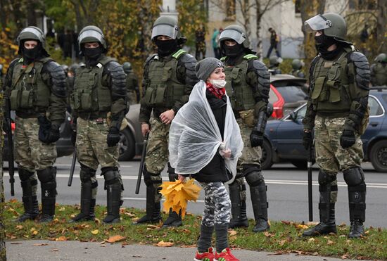 Акция протеста в Минске