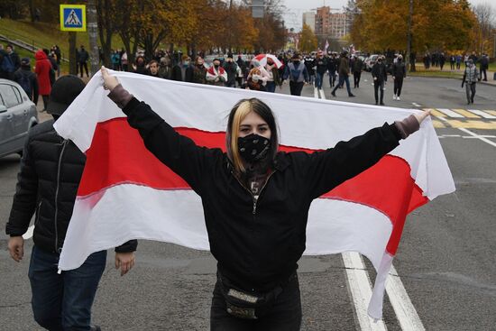 Акция протеста в Минске