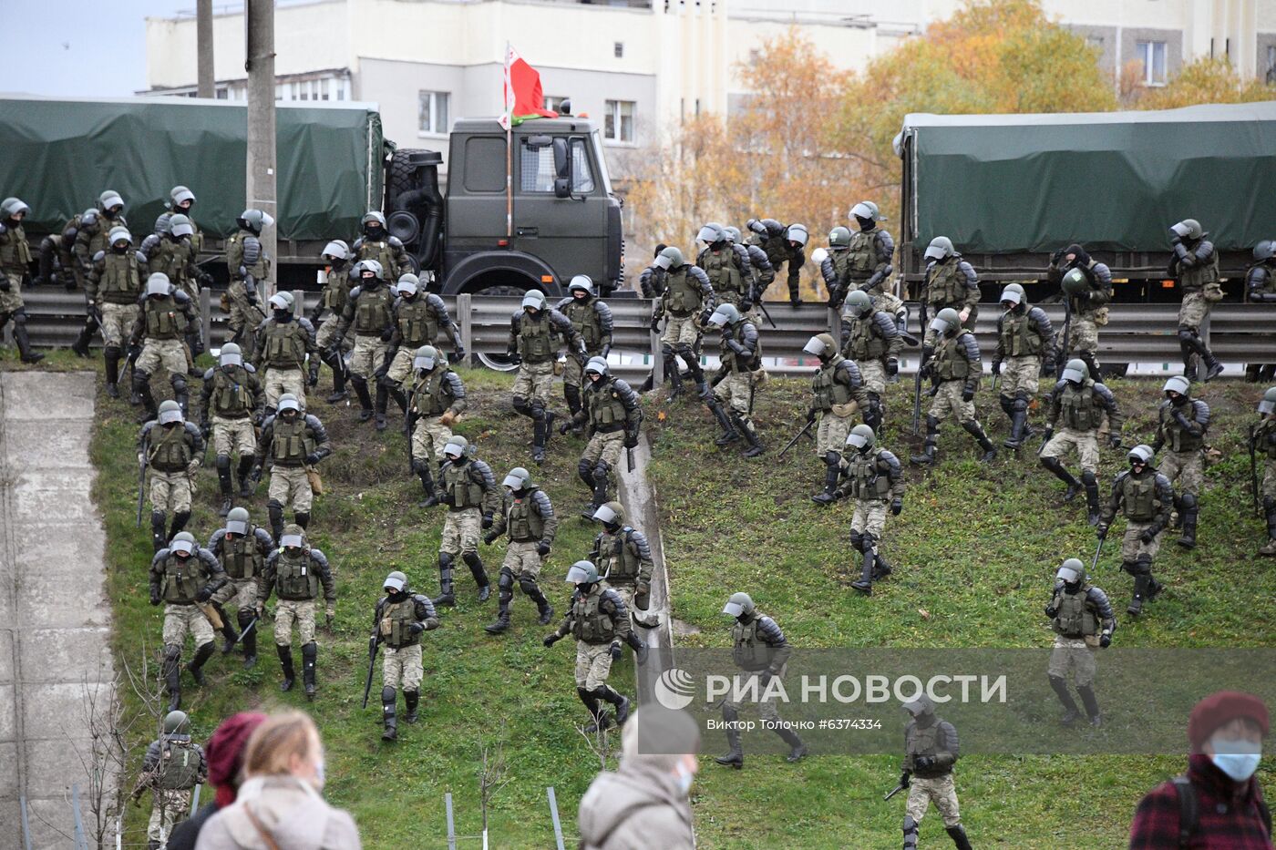 Акция протеста в Минске