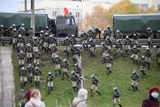 Акция протеста в Минске
