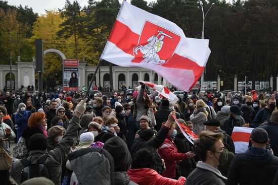 Акция протеста в Минске