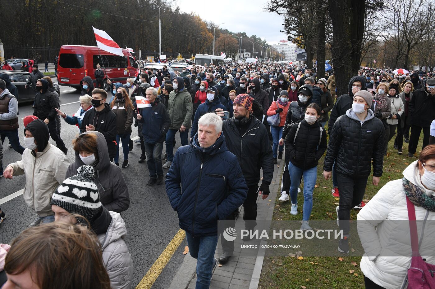 Акция протеста в Минске