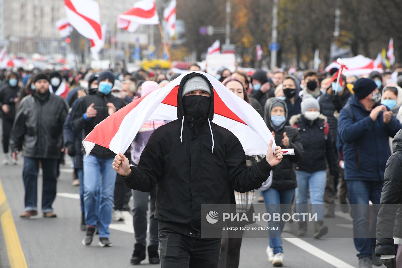 Акция протеста в Минске