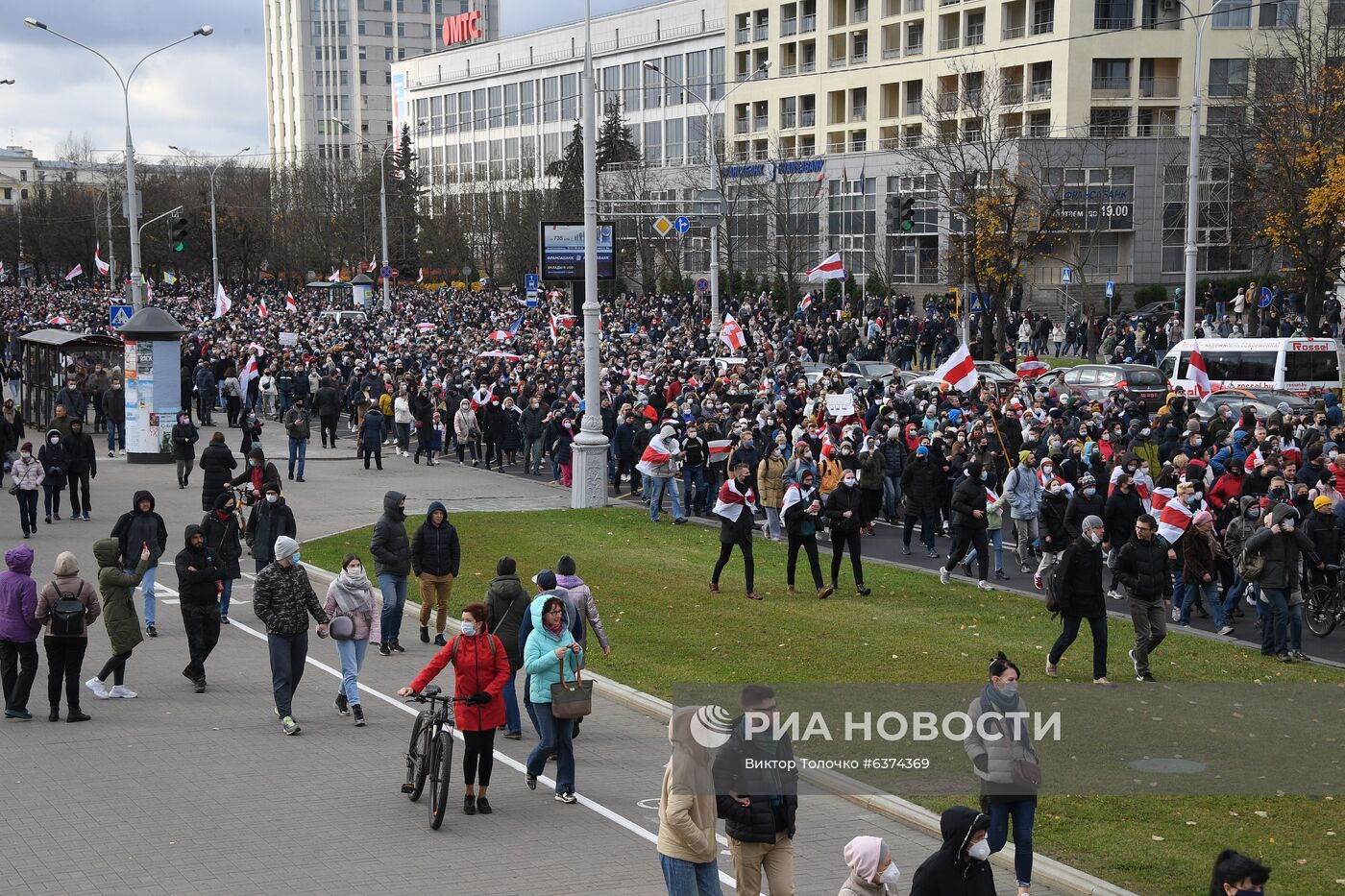 Акция протеста в Минске