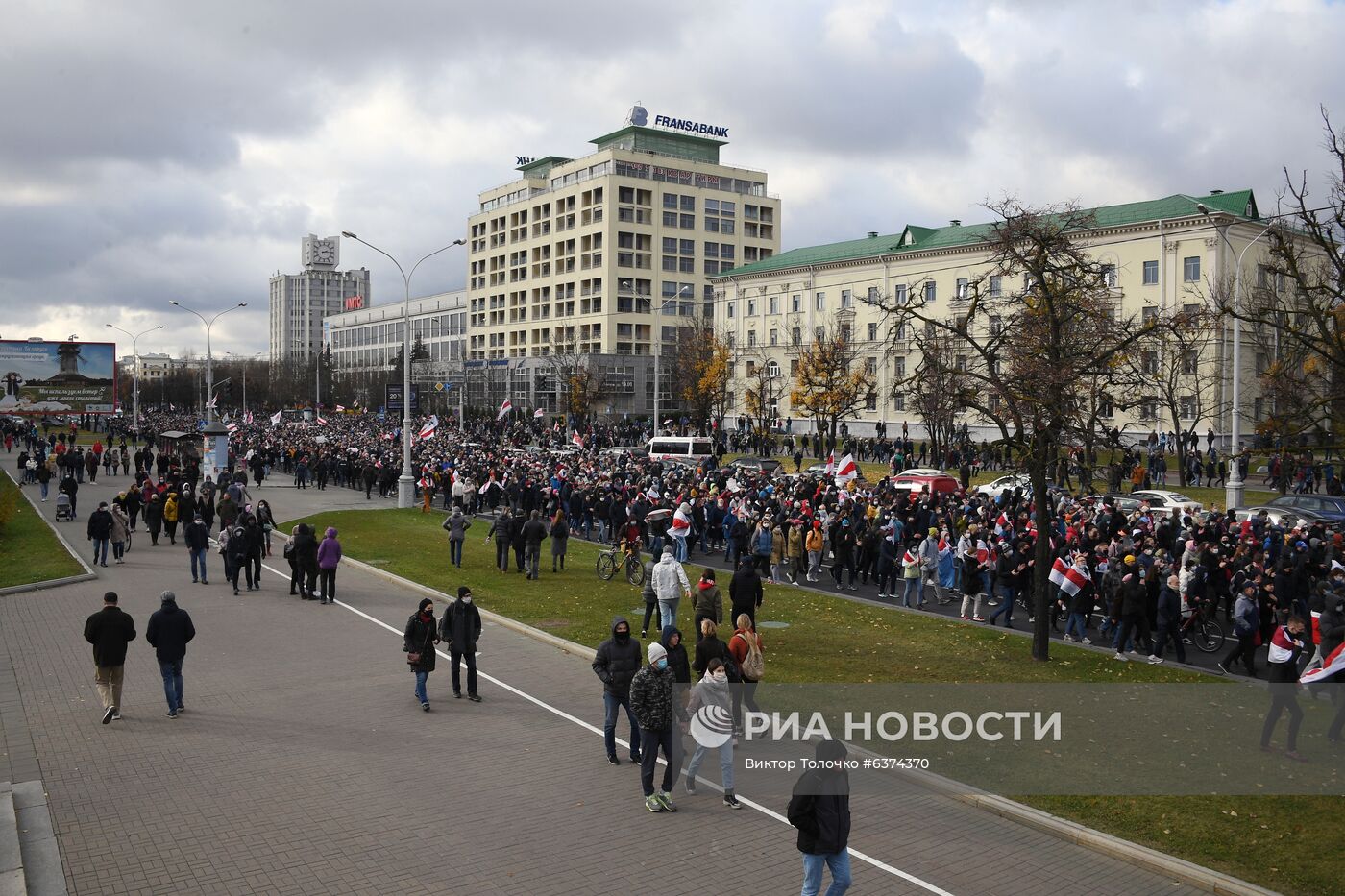 Акция протеста в Минске