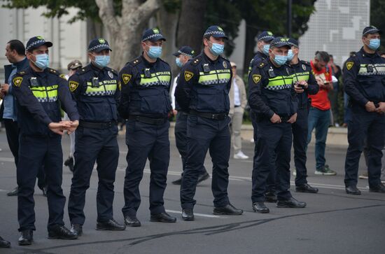 Акция оппозиции в Тбилиси