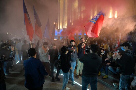 Акция оппозиции в Тбилиси