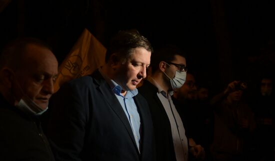 Акция оппозиции в Тбилиси