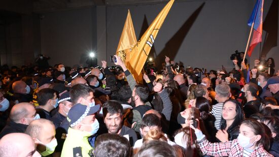 Акция оппозиции в Тбилиси