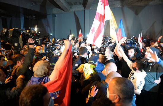 Акция оппозиции в Тбилиси