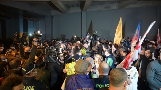 Акция оппозиции в Тбилиси