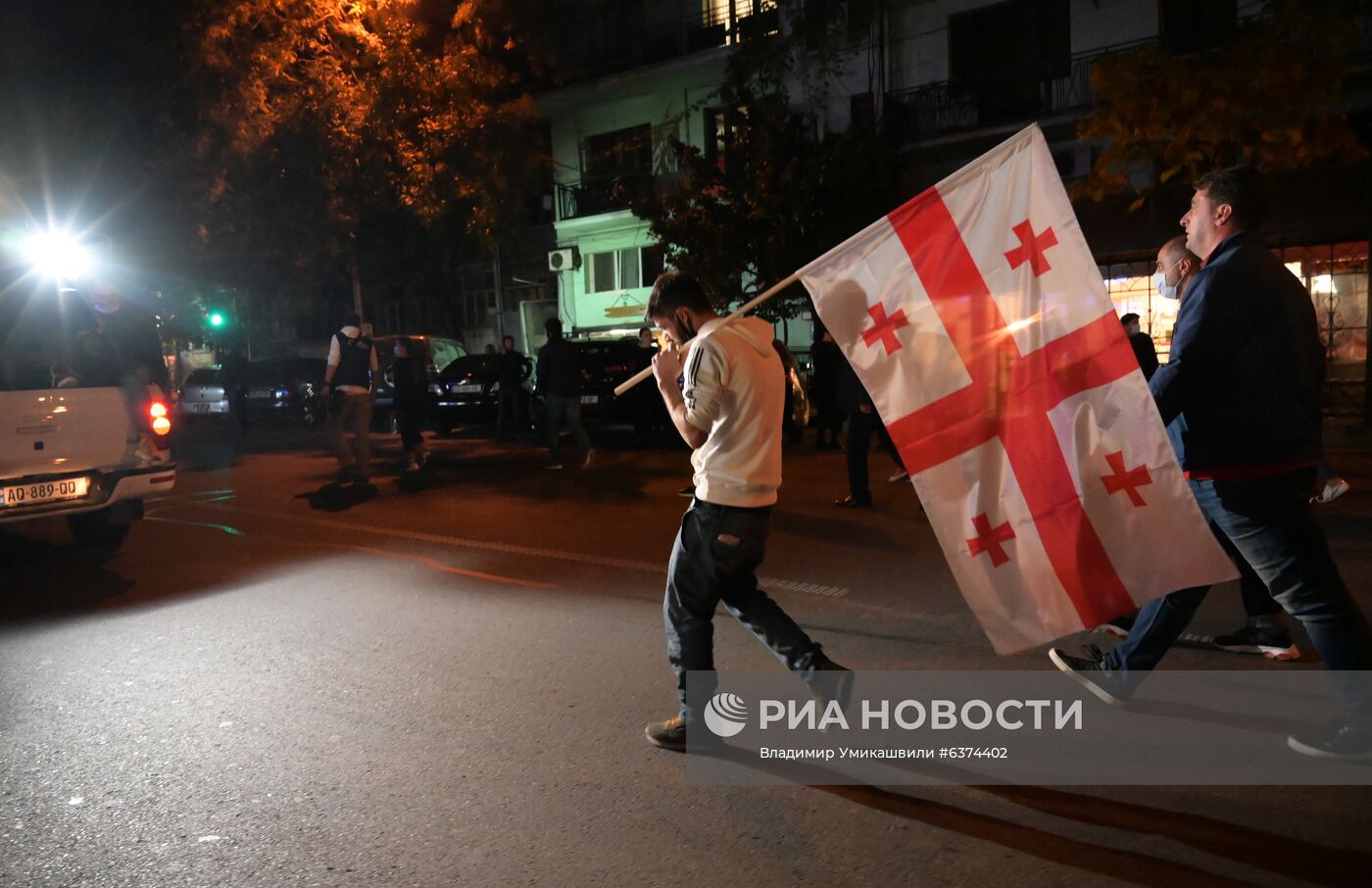 Акция оппозиции в Тбилиси