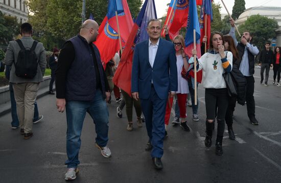Акция оппозиции в Тбилиси