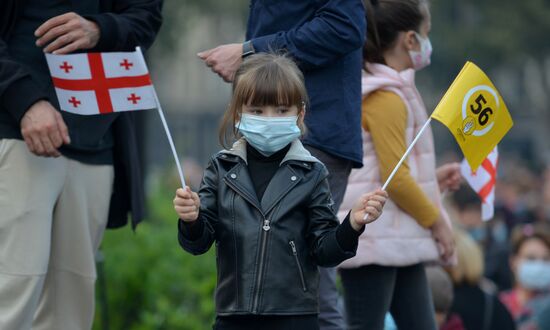 Акция оппозиции в Тбилиси