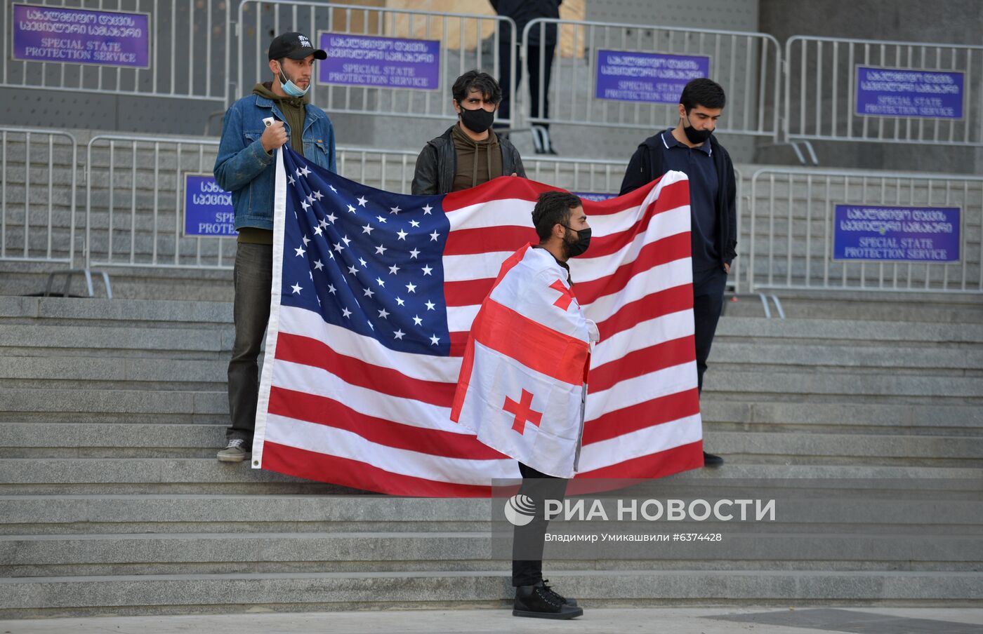 Акция оппозиции в Тбилиси