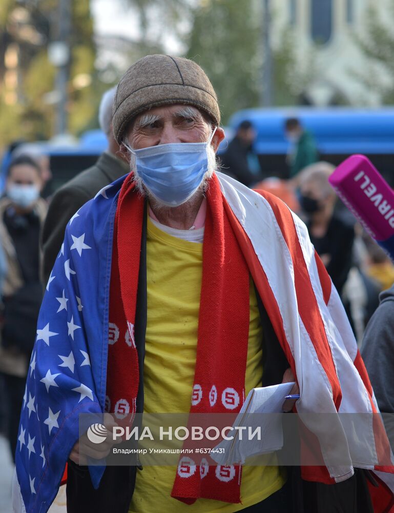 Акция оппозиции в Тбилиси