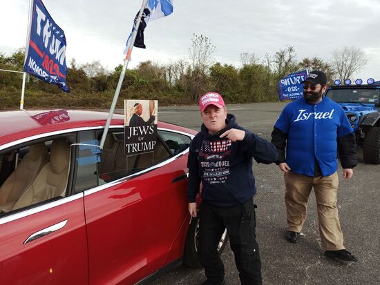 Автопробег сторонников Трампа в Нью-Йорке