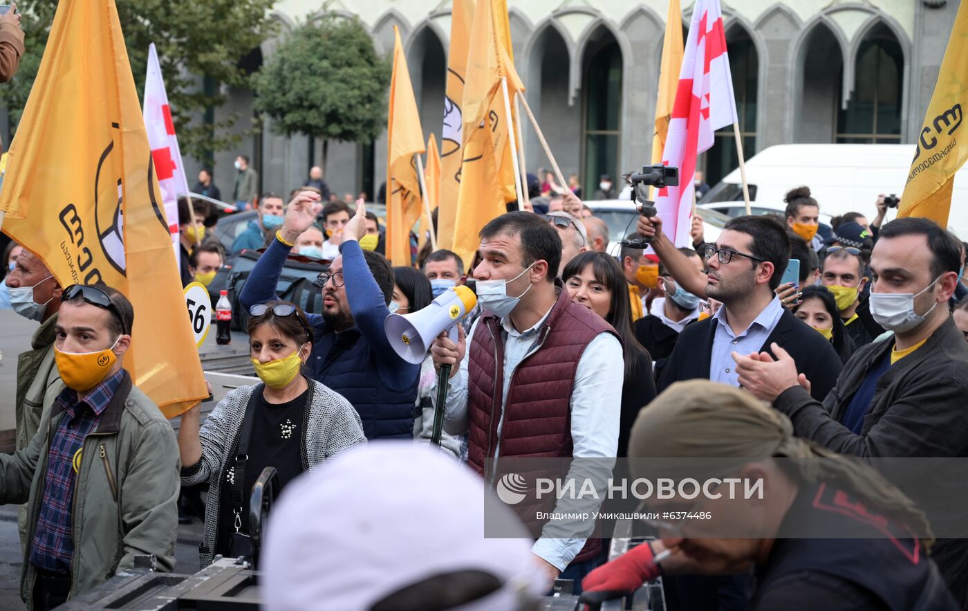 Акция оппозиции в Тбилиси
