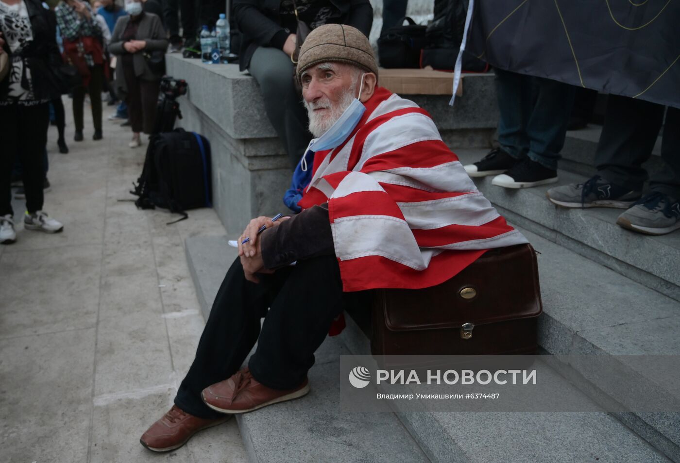 Акция оппозиции в Тбилиси