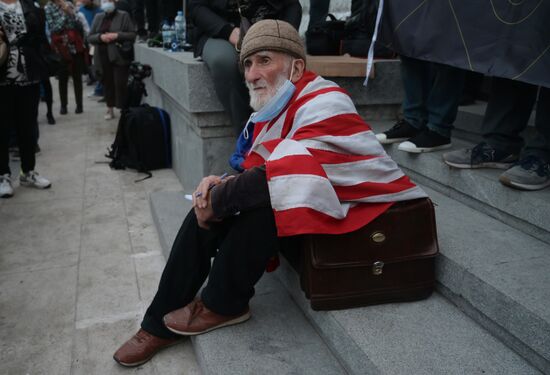 Акция оппозиции в Тбилиси