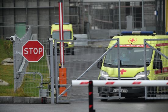 Карантинный центр в Коммунарке 