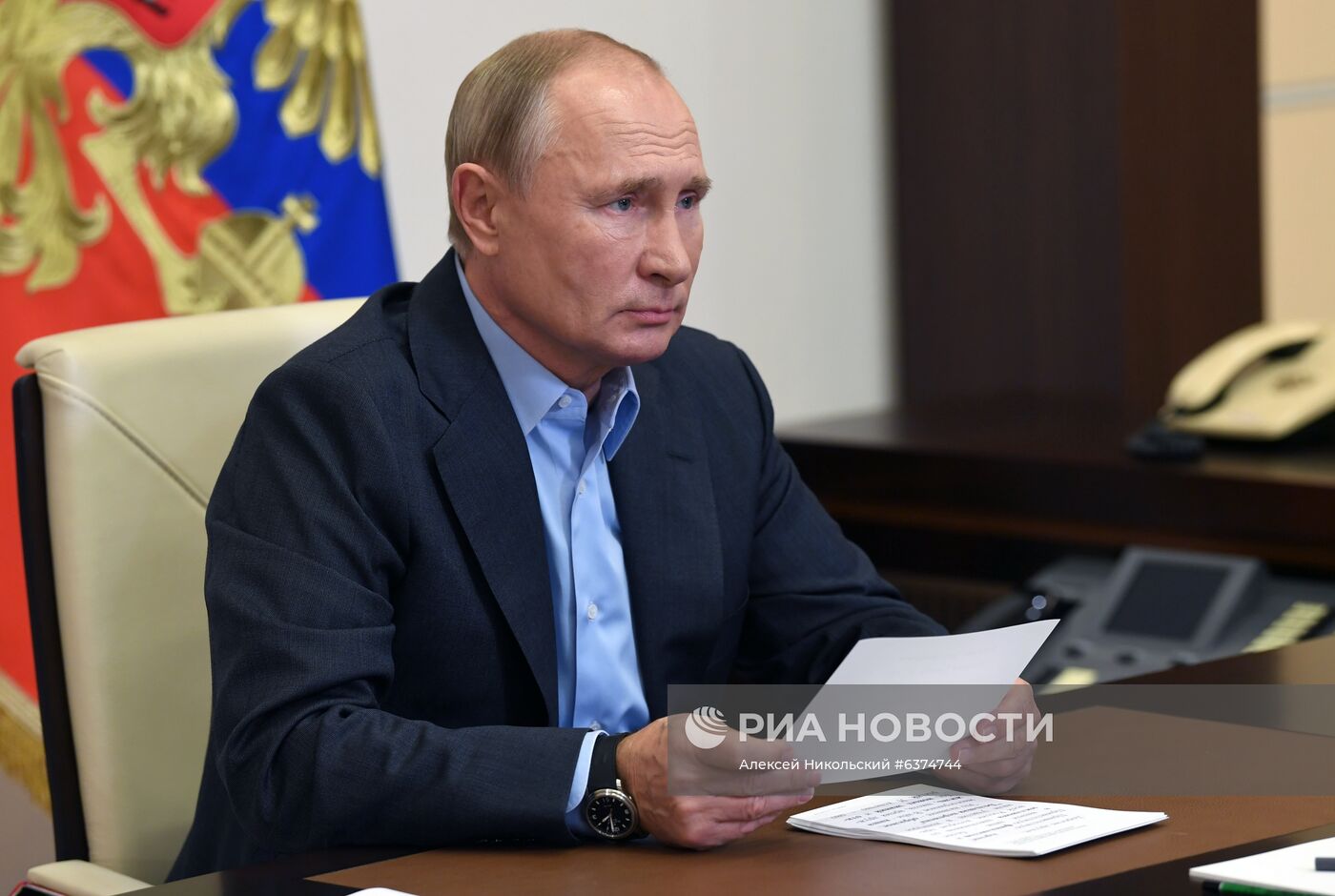 Встреча президента РФ В. Путина с финалистами конкурса "Большая перемена"