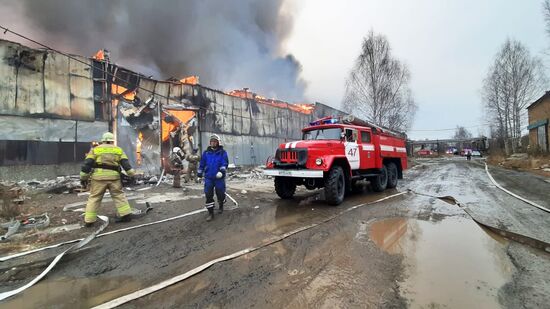Пожар в Первоуральске