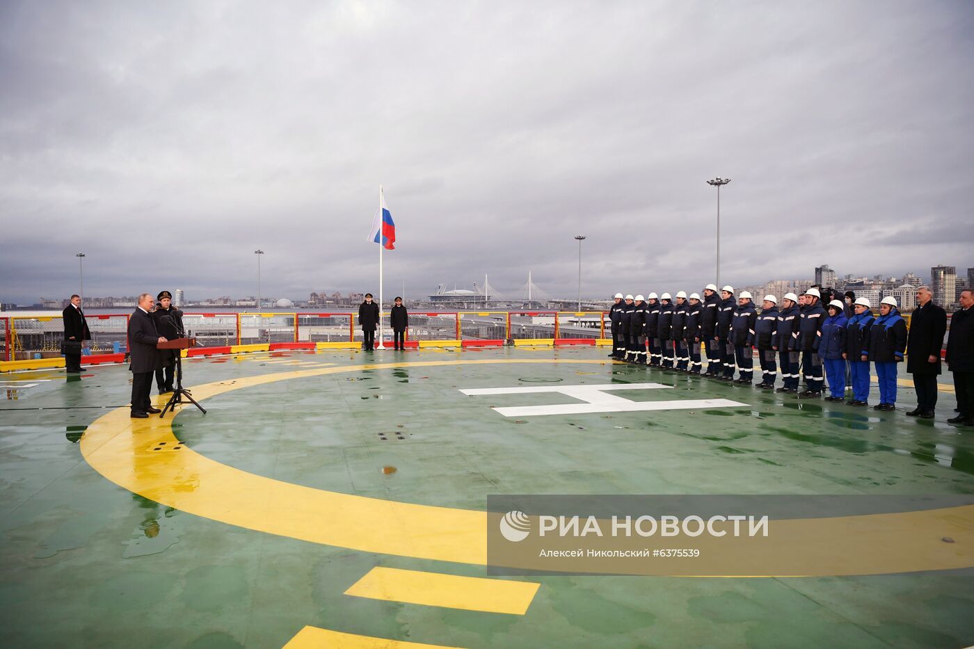 Рабочая поездка президента РФ В. Путина в СЗФО