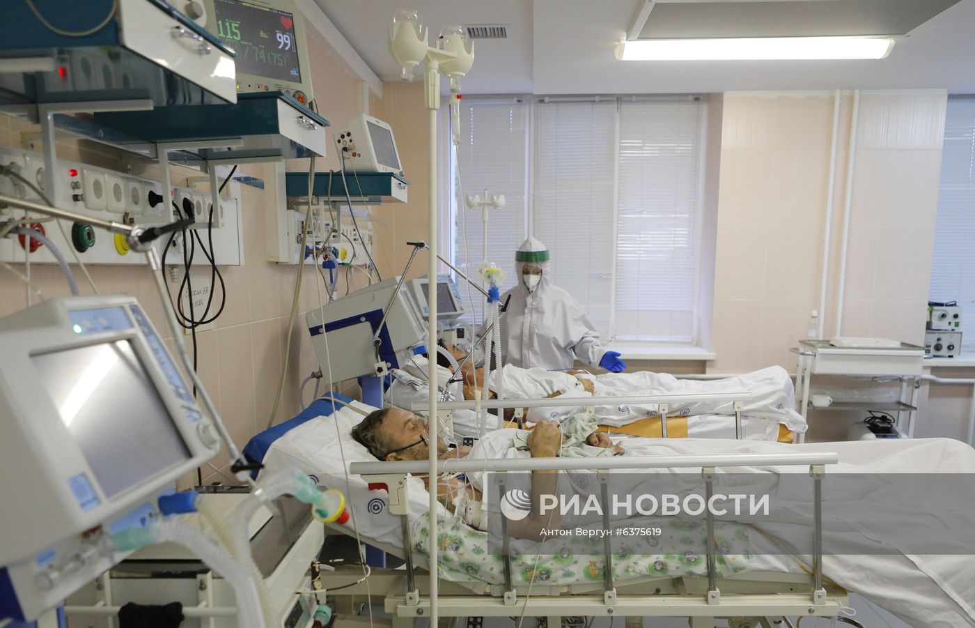 Работа ковид-госпиталя в Белгородской области