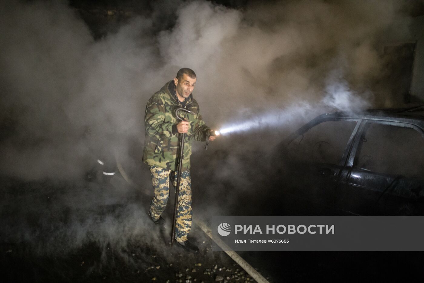 Нагорный Карабах во время обострения конфликта