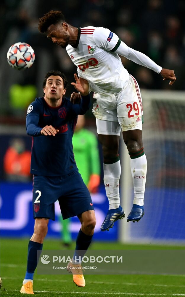 Футбол. Лига чемпионов. Матч "Локомотив" - "Атлетико"